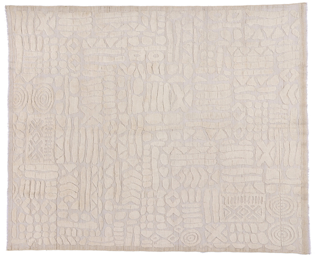 8 x 10 Organic Modern Moroccan High-Low Rug 81063