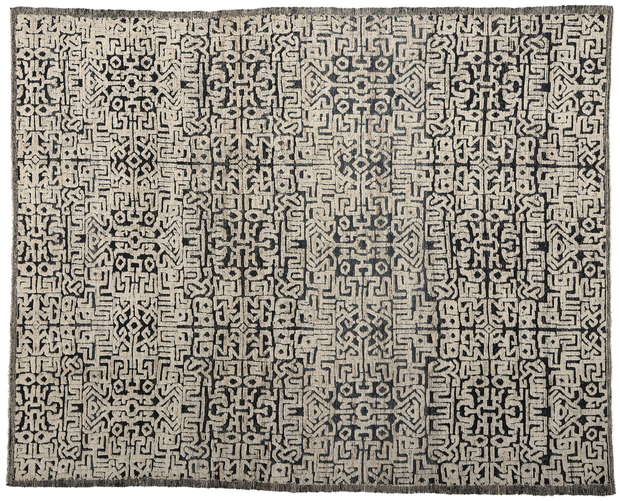 8 x 10 Modern Geometric Moroccan High-Low Rug 81085