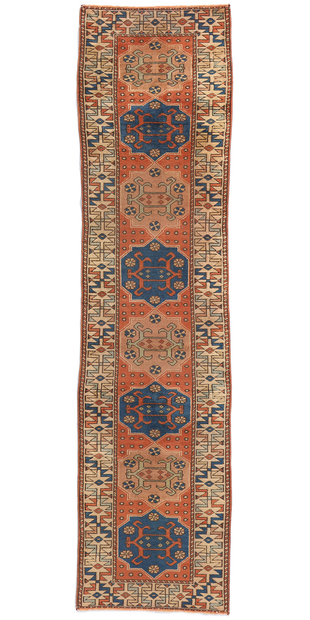 2 x 8 Vintage Turkish Oushak Rug 53943