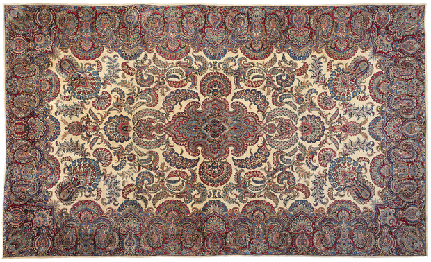 12 x 19 Oversized Antique Persian Kerman Rug 78750