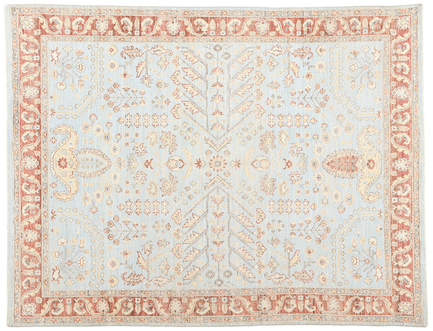 8 x 10 Modern Light Blue Sultanabad Rug 81114