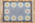 5 x 8 Vintage Blue Swedish Rollakan Rug 78822