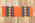 1 x 4 Vintage Orange Greek Kilim Rug 78797