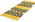 1 x 4 Vintage Yellow Greek Kilim Rug 78796