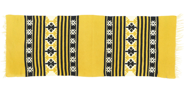 1 x 4 Vintage Yellow Greek Kilim Rug 78796