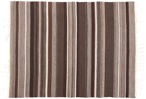 4 x 6 Vintage Rio Grande Chimayo Banded Blanket 78793