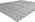 8 x 11 Moroccan Gray Textured High-Low Kilim Rug 31030