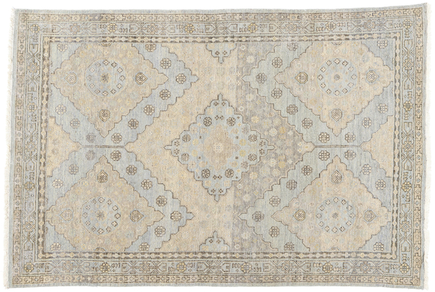 4 x 6 Vintage-Inspired Modern Khotan Rug 31073