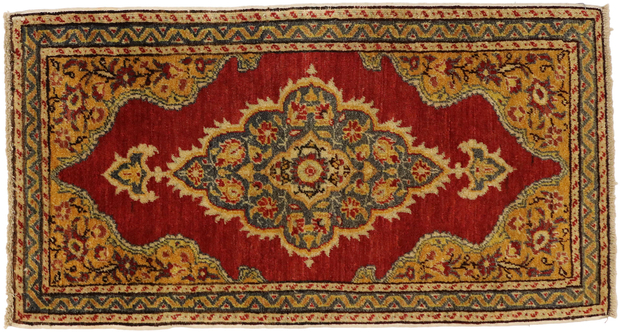 2 x 3 Vintage Turkish Yastik Rug 51507