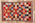 4 x 6 Vintage Persian Lori Checkerboard Rug 78858