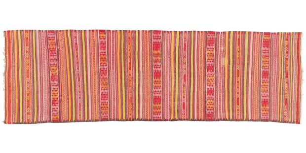 3 x 8 Vintage Turkish Kilim Rug Runner 78948