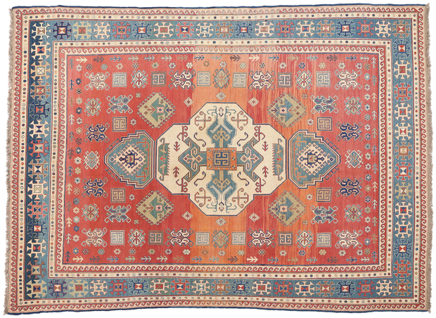 10 x 13 Vintage Caucasian Soumak Rug 78954