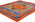 4 x 5 Vintage Southwest Sunrise American Hooked Rug 79015