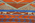 4 x 5 Vintage Southwest Sunrise American Hooked Rug 79015