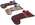 1 x 2 Antique Rug Christmas Stocking 79109