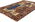 4 x 6 Vintage Persian Shiraz Pictorial Rug 79097