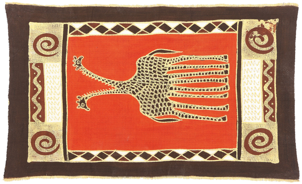 3 x 5 Vintage African Giraffe Batik Tapestry 79089