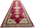 4 x 18 Vintage Red Persian Tabriz Rug Runner 61356