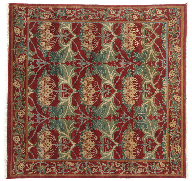7 x 7 Vintage Tibetan Arts & Crafts Style Rug 79148