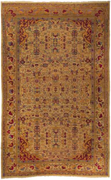 12 x 19 Antique Indian Agra Rug 70247