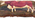 2 x 3 Antique French Needlepoint Shorthorn Ox Tapestry Pillow 79144