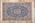 4 x 6 Vintage Blue Persian Nain Wool and Silk Rug 79139