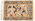 4 x 5 Vintage Persian Hunting Scene Isfahan Rug 79166