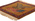2 x 2 Antique Persian Kashan Eagle Flag Pictorial Rug 79200