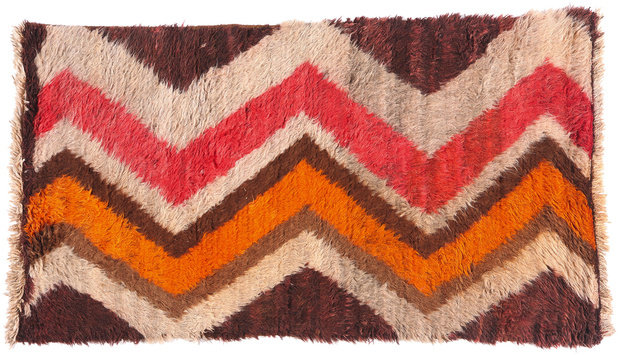 3 x 5 Vintage Boujad Moroccan Rug 79188