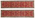 3 x 13 Antique Red Persian Tabriz Rug 90034 Matching Pair