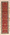 3 x 13 Antique Red Persian Tabriz Rug Runner 90033