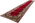 3 x 16 Antique Red Persian Kerman Rug Runner 90032