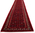3 x 38 Extra-Long Antique Persian Hussainabad Hamadan Rug Runner 79255