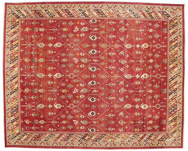 12 x 15 Antique Turkish Oushak Rug 79254