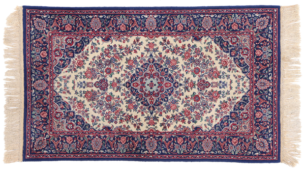 3 x 5 Vintage Ivory Chinese Tabriz Rug 79250