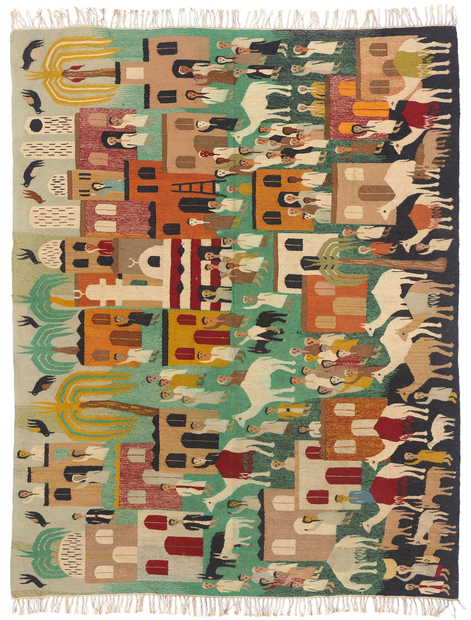 6 x 8 Vintage Egyptian Kilim Tapestry Rug 79221