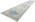 3 x 19 Modern Blue Turkish Oushak Rug 54016
