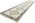 3 x 18 Modern Ivory Turkish Oushak Rug 54017