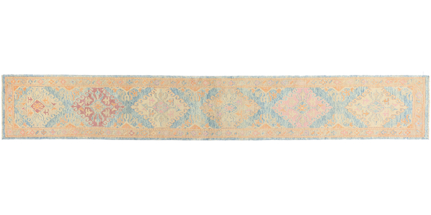 3 x 20 Modern Colorful Turkish Oushak Rug 54018