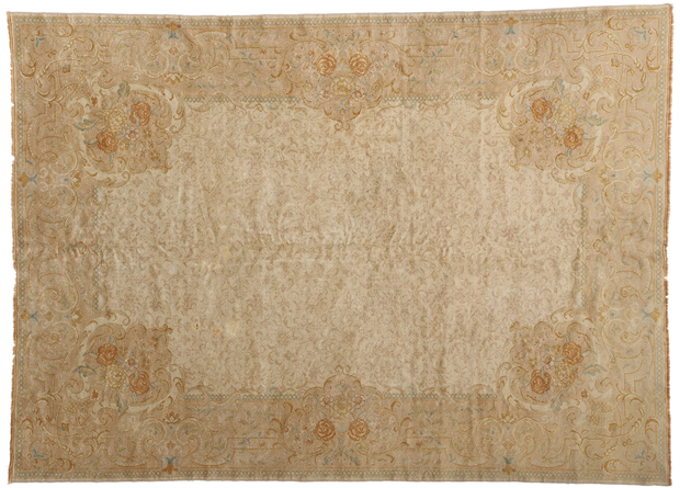 7 x 10 Vintage Turkish Oushak Rug 77707