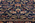 4 x 6 Vintage Navy Blue Chinese Tabriz Rug 79242
