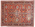 14 x 17 Distressed Antique Red Persian Mahal Rug 79269