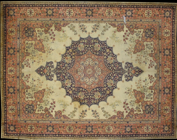 9 x 11 Vintage Machine-Made Persian Style Rug 70908