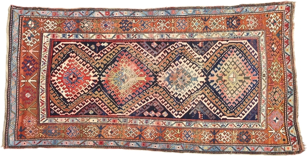 4 x 8 Antique Kazak Rug 70950