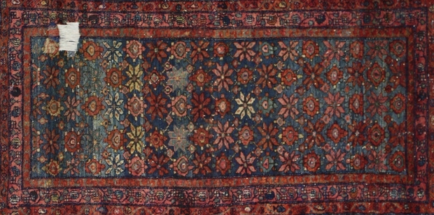 3 x 7 Antique Persian Hamadan Rug 70987