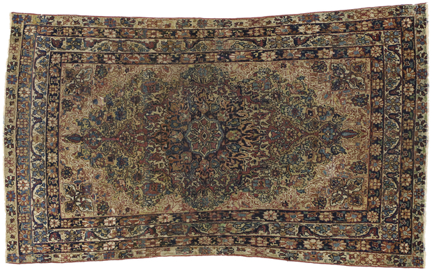 4 x 6 Antique Kerman Rug 70991