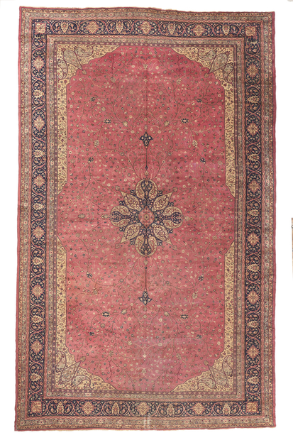 14 x 22 Oversized Antique Pink Turkish Sivas Rug 71257