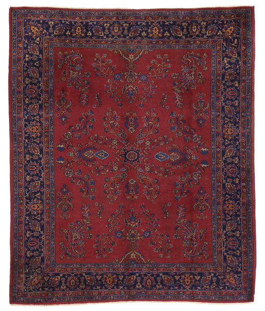 8 x 10 Antique Turkish Sparta Rug 71538