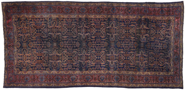 12 x 24 Antique Persian Bibikabad Rug 71615