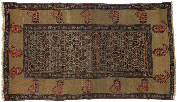 4 x 7  Antique Malayer Rug 71827